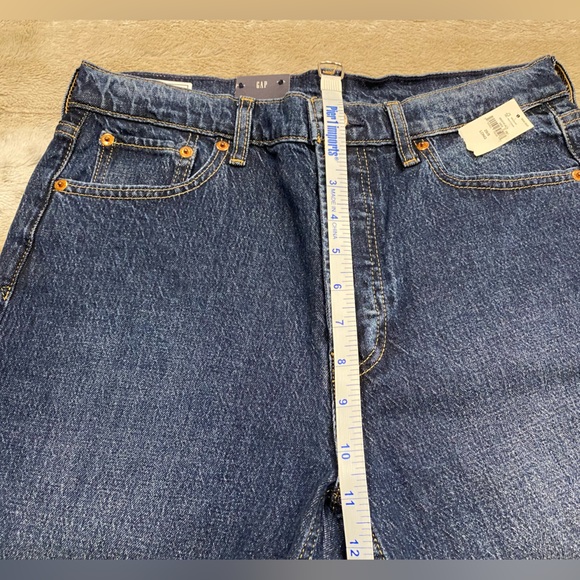 NWT Gap High Rise Cheeky Straight Jeans Size 29/8 Long - Picture 7 of 13